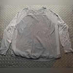 Athleta Women's Gray Long Sleeve Tee